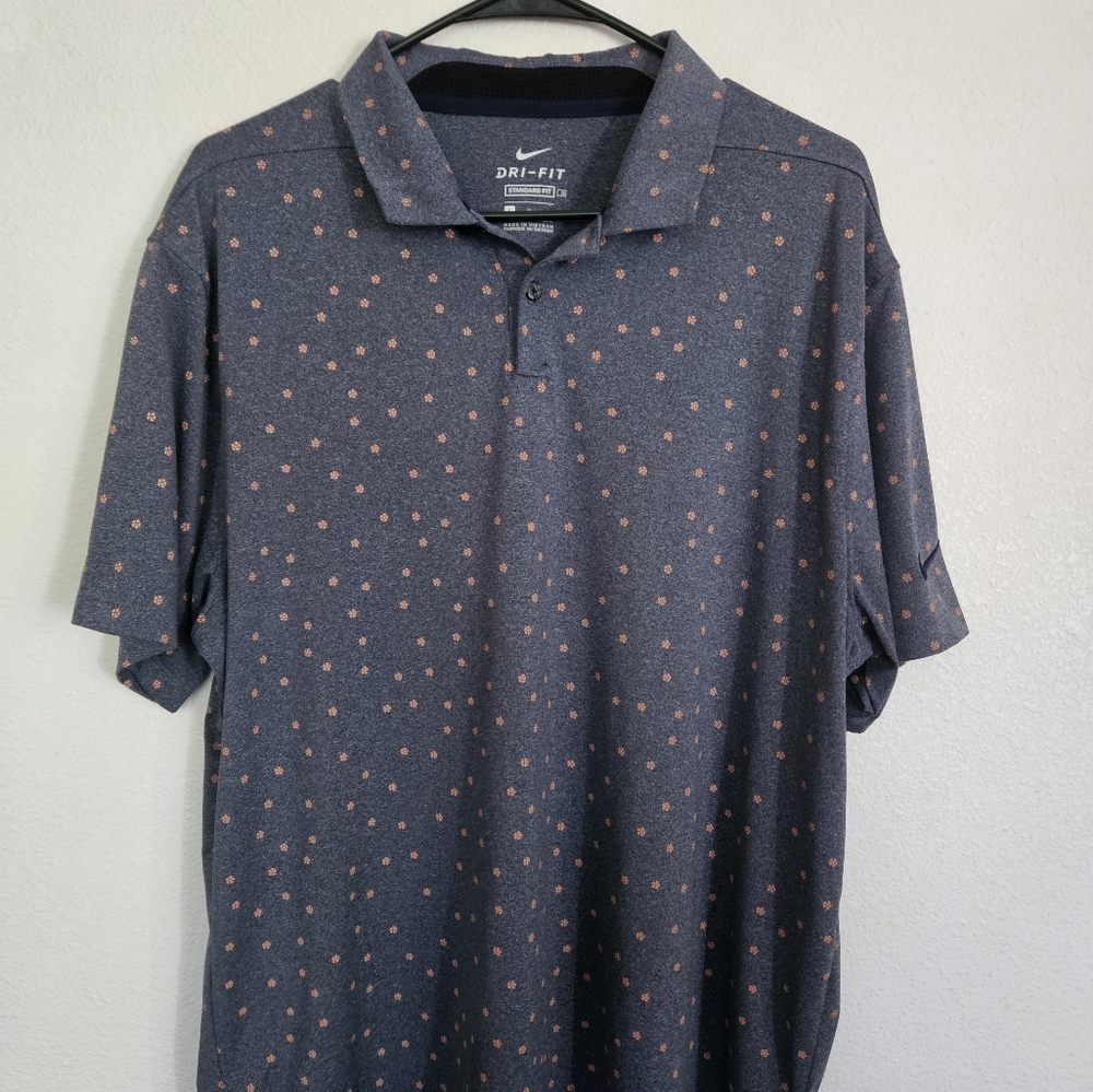 Nike obsidian Gray Floral pattern golf Large